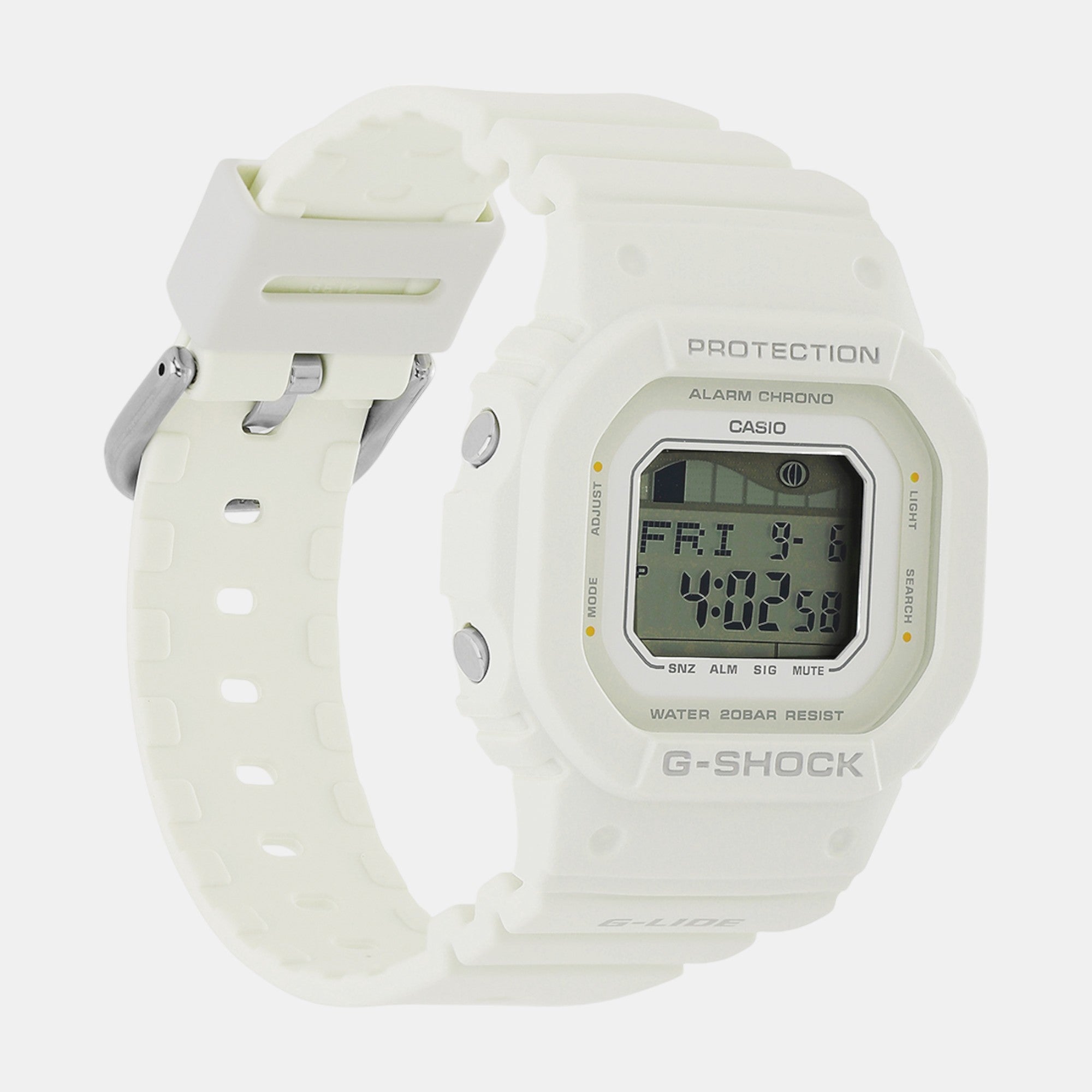 Casio G-Shock Women Quartz White Dial Digital Resin Watch G1573 - view 5