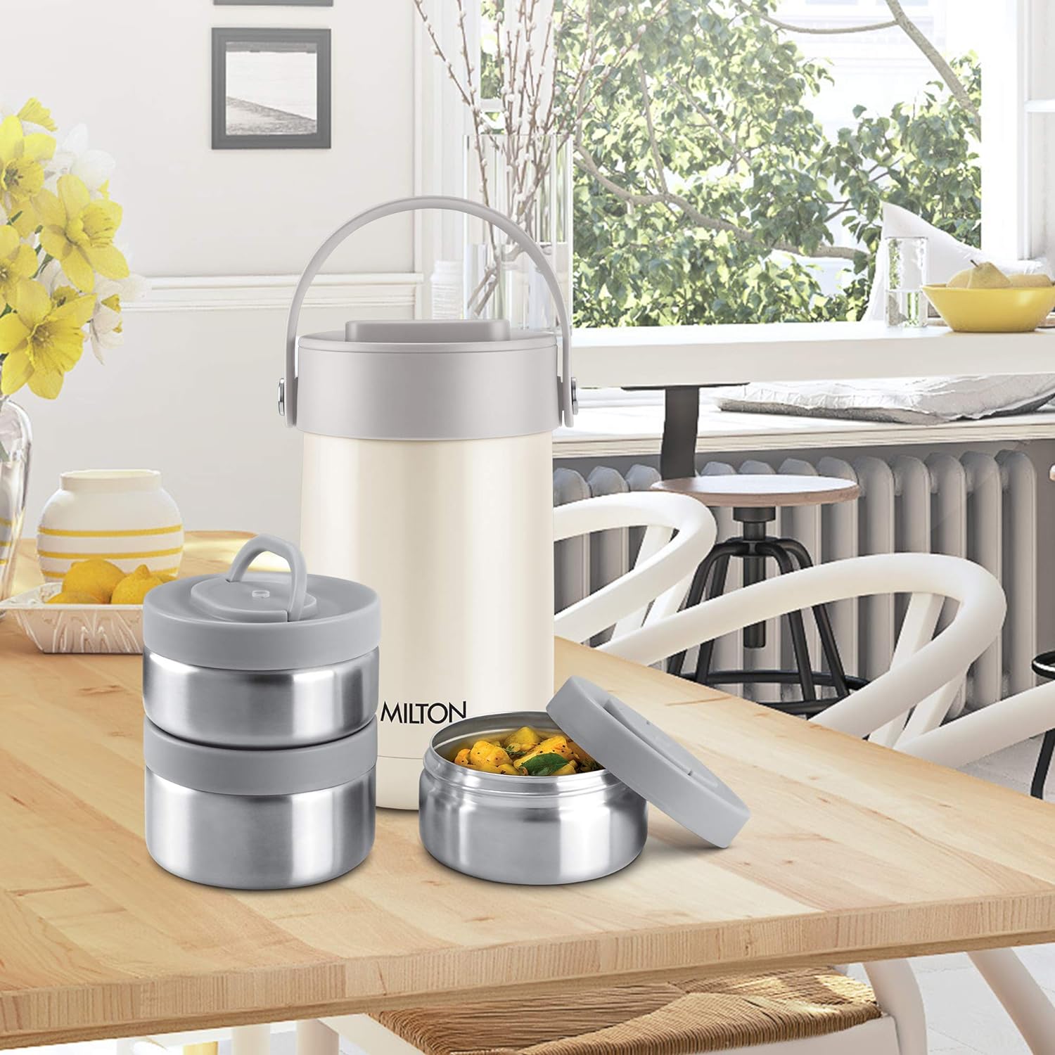 Glamour Thermosteel Stainless Steel Tiffin Box (Milton) - view 5