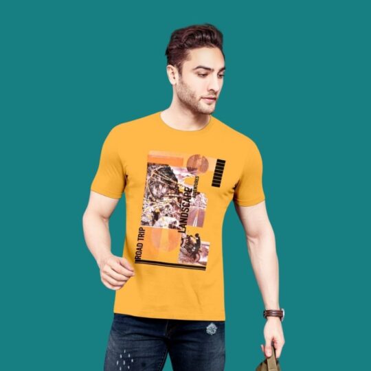 BlackTree(THHOR Series) ROUND NECK Orange TEES