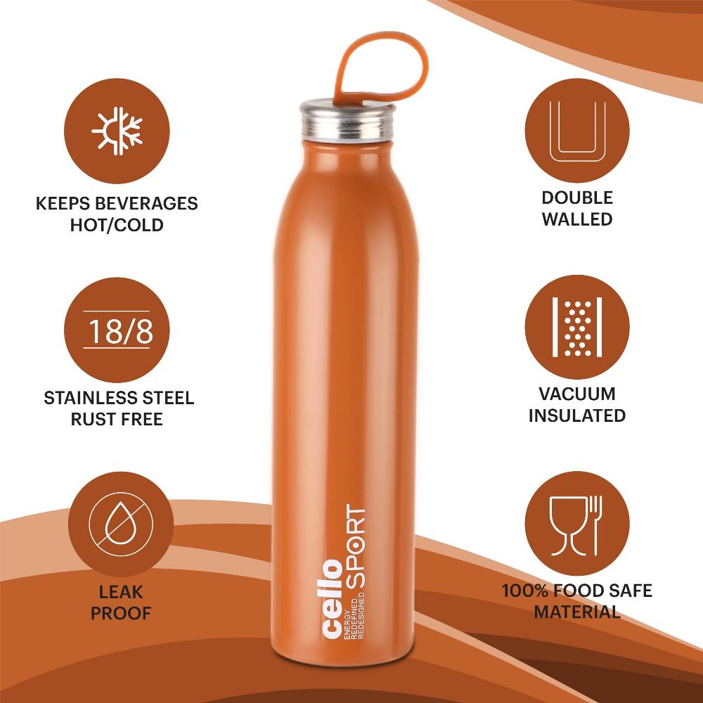 Cello Nios Flask, Vacusteel Water Bottle - view 19