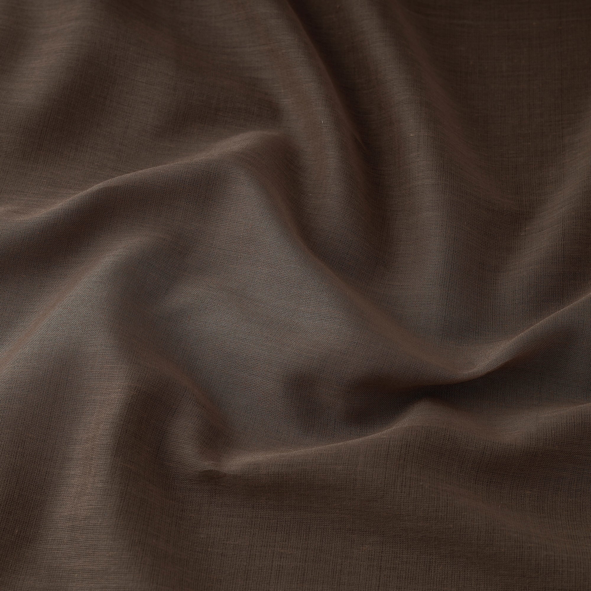 ITOKRI CRAFTS INITIATIVE Brown - Prewashed Plain Mul Cotton Fabric 05 - view 2
