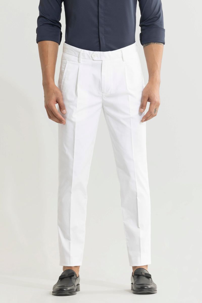SNITCH Astral White Trouser - view 5
