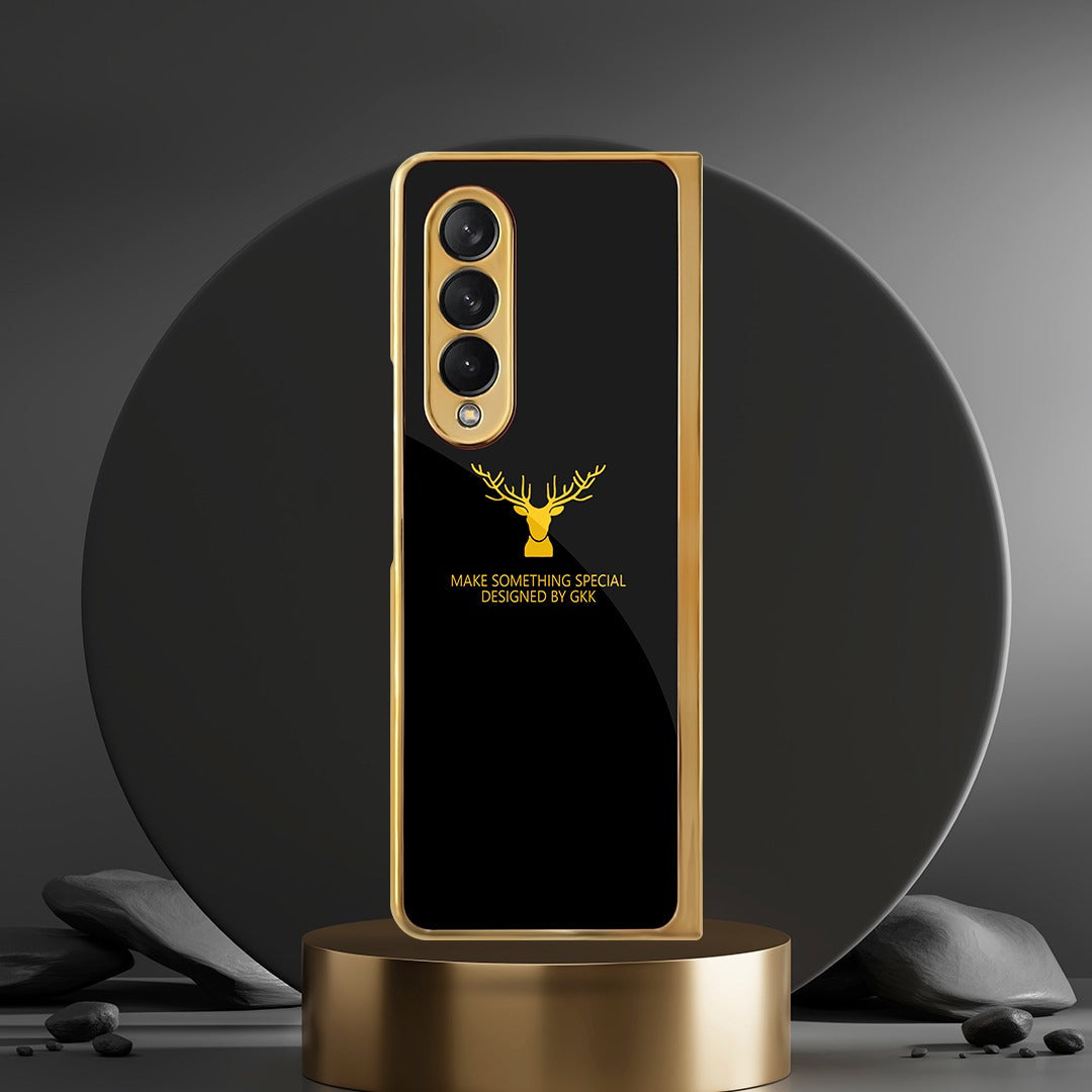 Samsung Galaxy Z Fold4 Deer Pattern Inspirational Glass Case - view 11