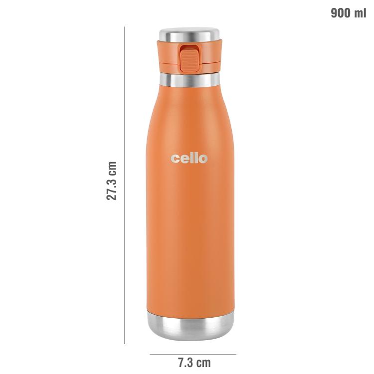 Cello Duro Jet Flask, Vacusteel Water Bottle, 900ml - view 56