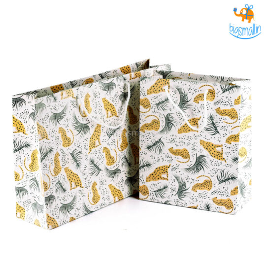 Ascetic Cheetah Printed Gift Bags