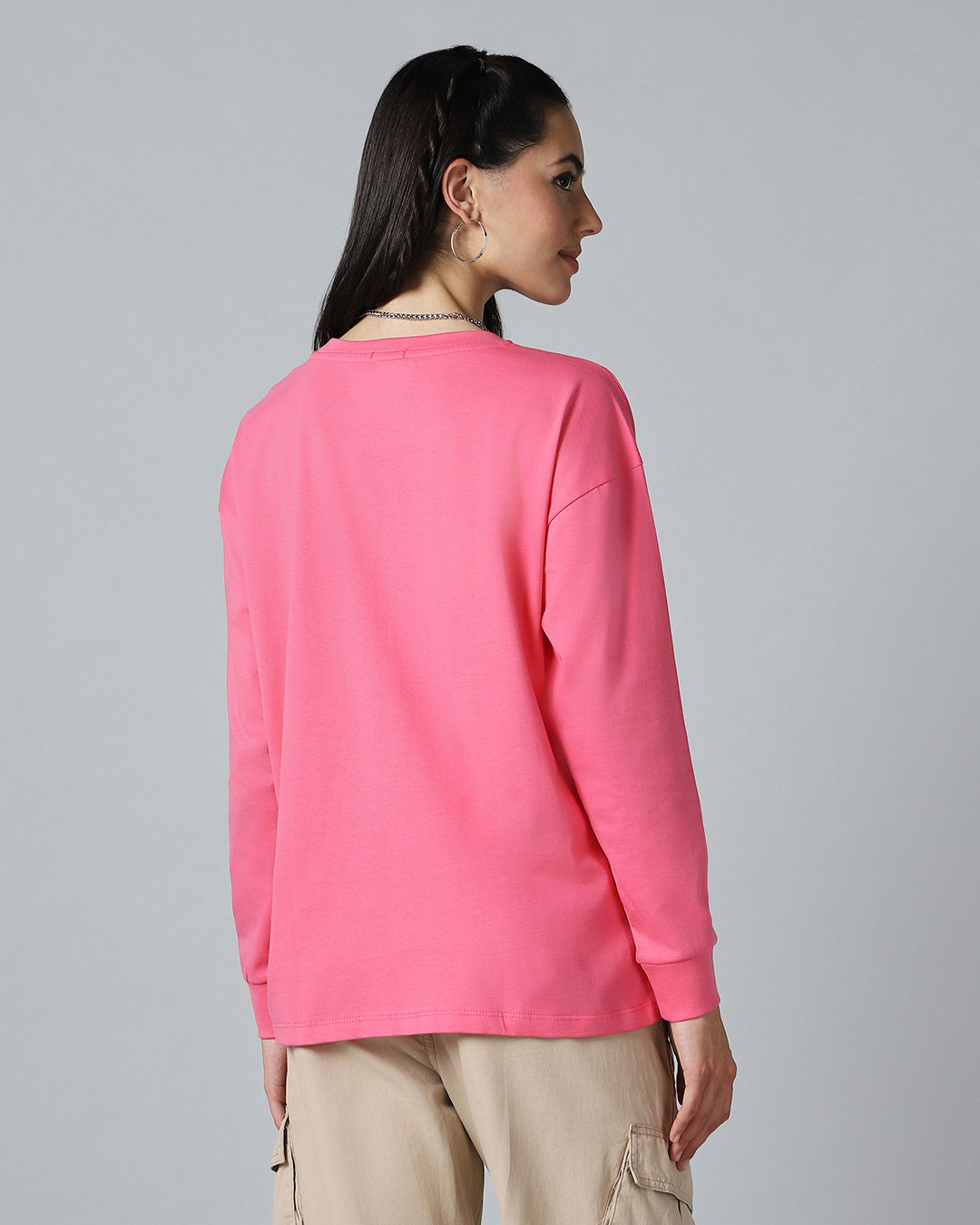 BlackTree Pink Oversized Dresses - view 3