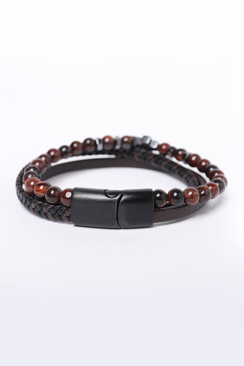 SNITCH Cedarstone Bead Bracelet – Brown - view 4