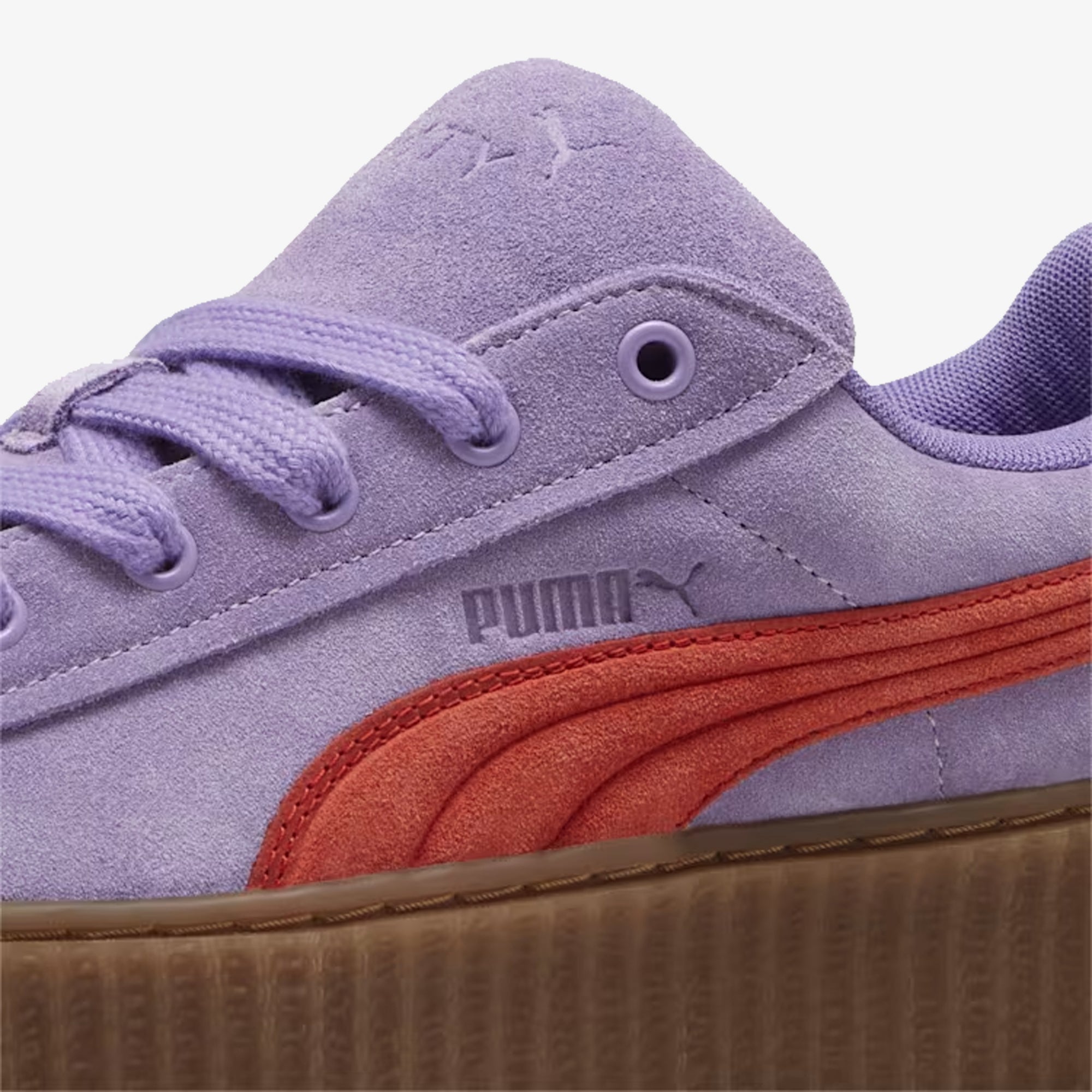 Puma | FENTY x PUMA CREEPER PHATTY { LAVENDER ALERT/RED/GUM - view 3