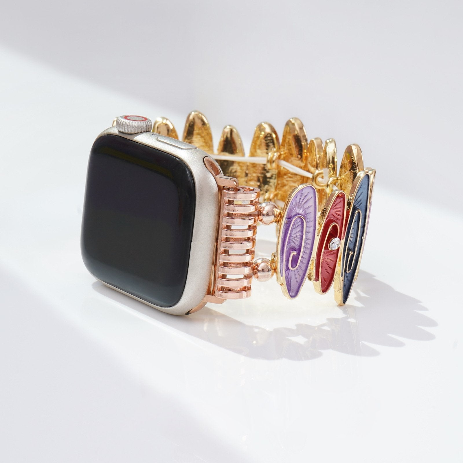 Peeperly Elegant Vibrant Alloy Bracelet for Apple Watch - view 2