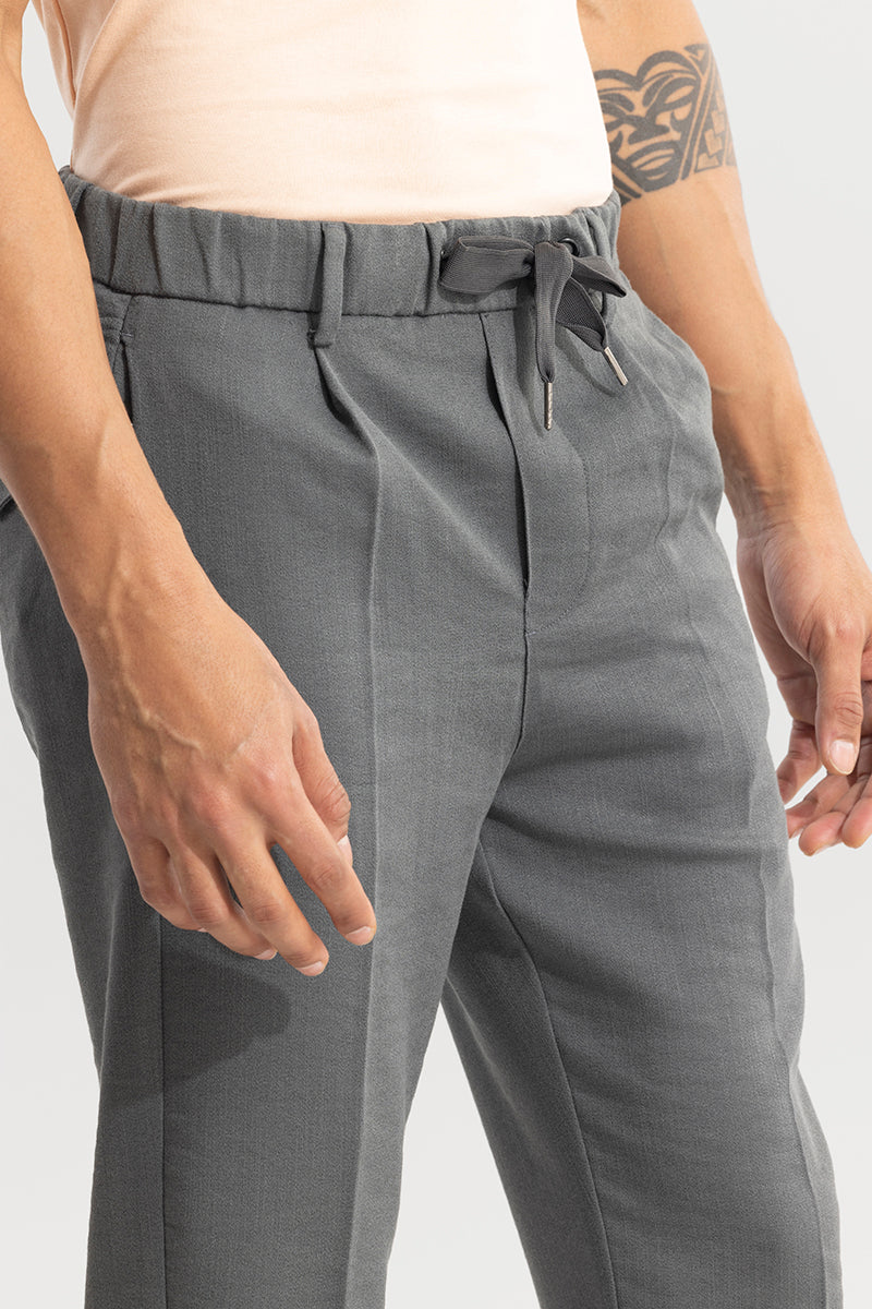 SNITCH Soft Stride Elephant Grey Trouser - view 4