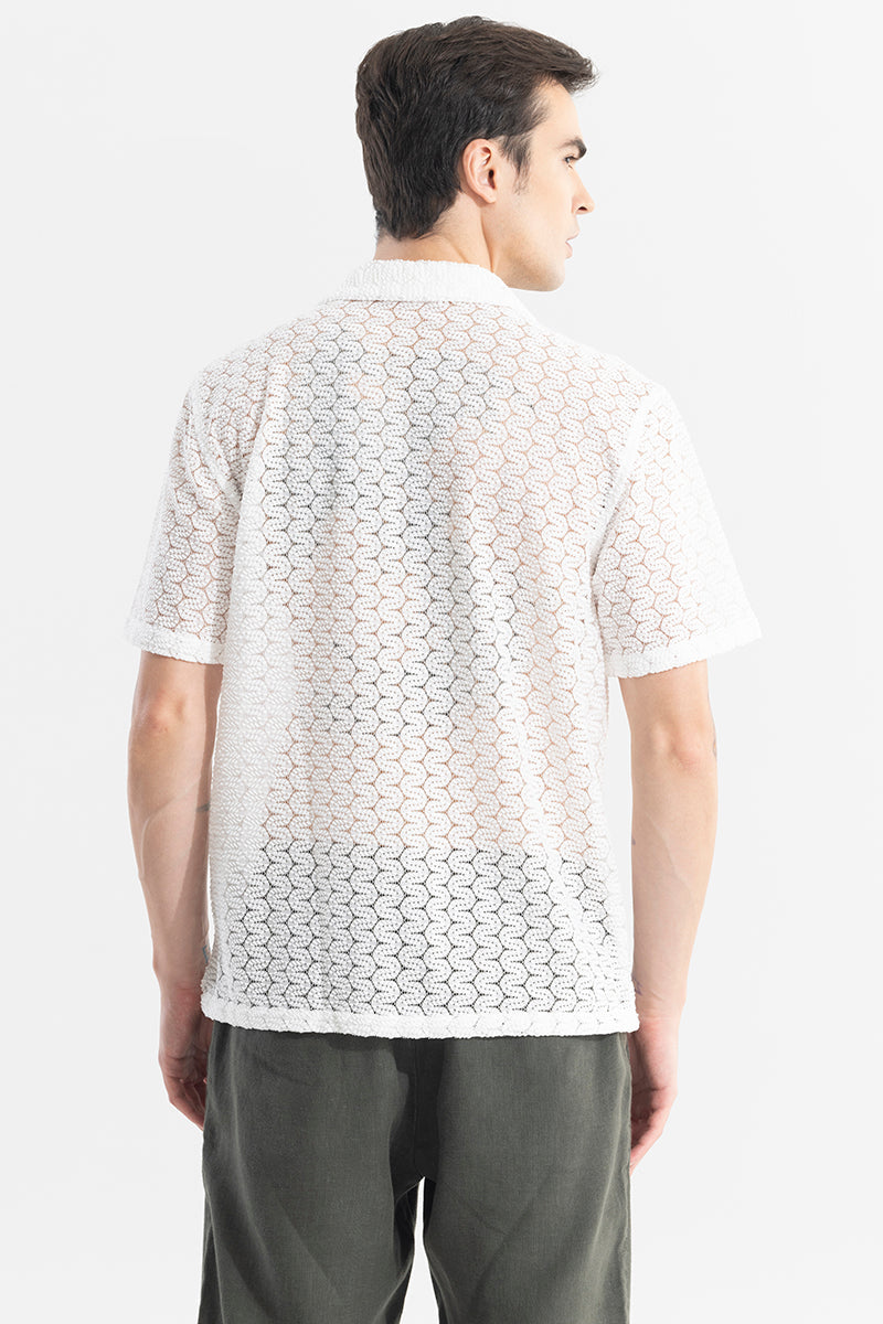 SNITCH Crawler White Hakoba Shirt - view 6