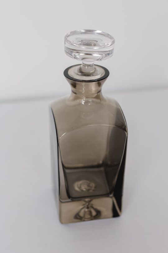 Estelle Colored Glass Estelle Colored Decanter- Heritage {Gray Smoke}