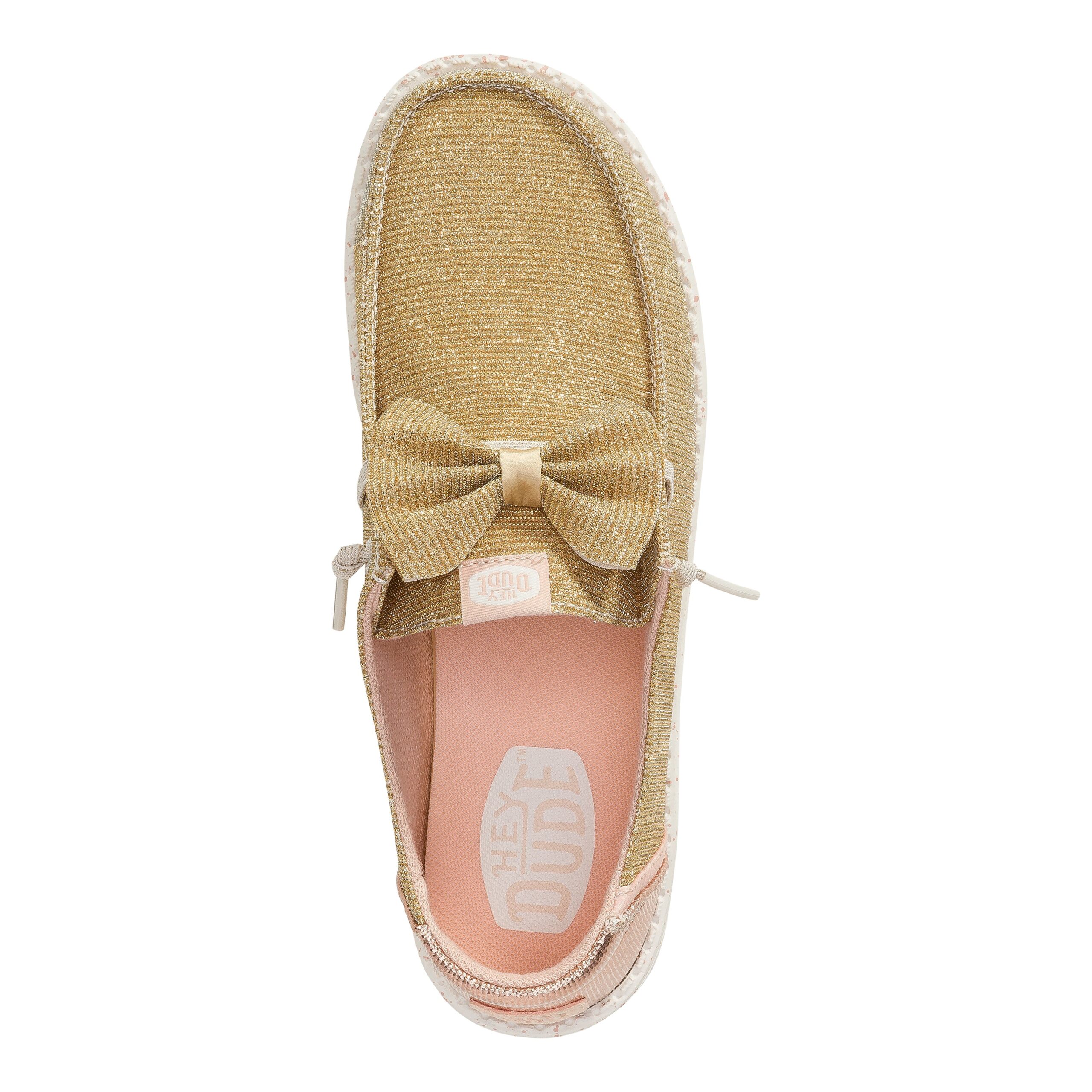 HEYDUDE shoes Wendy Sparkle Bow - Rose Gold – Women's - view 6