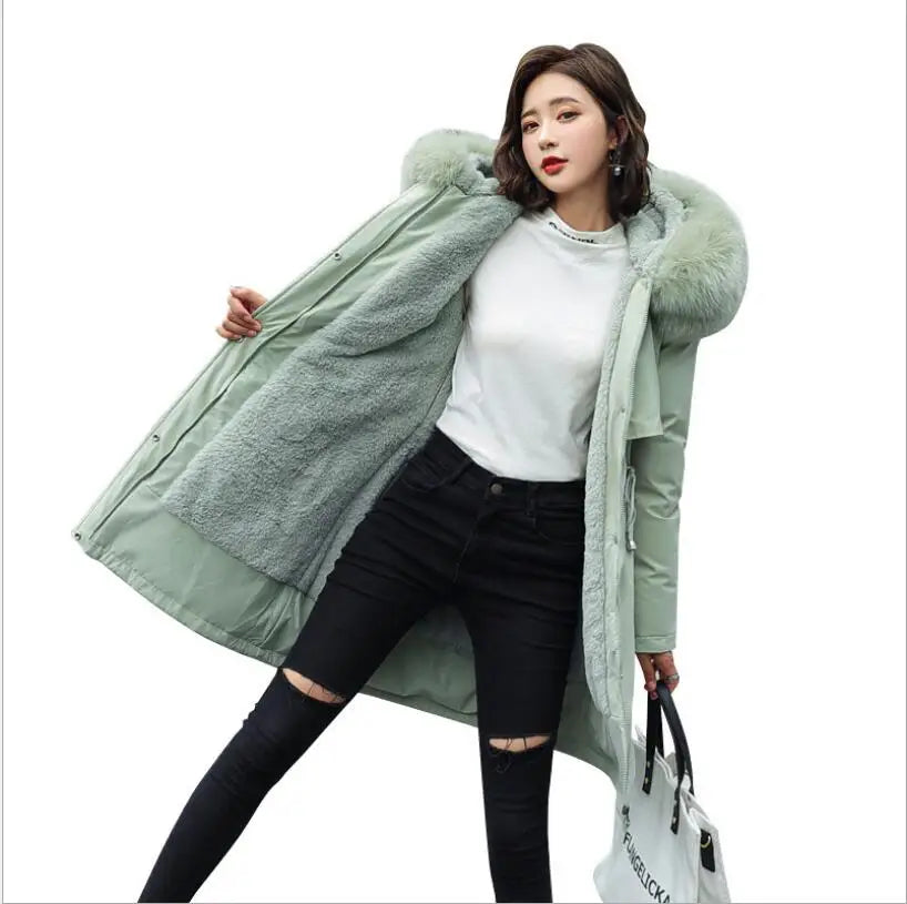 BlackTree Winter Jacket for Women's Winter Long Coats Hooded - view 4