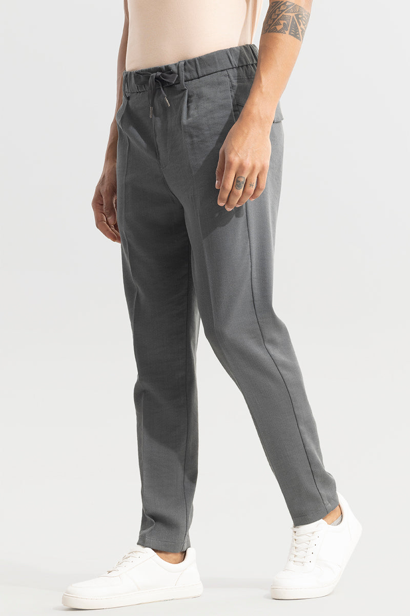 SNITCH Soft Stride Elephant Grey Trouser - view 3