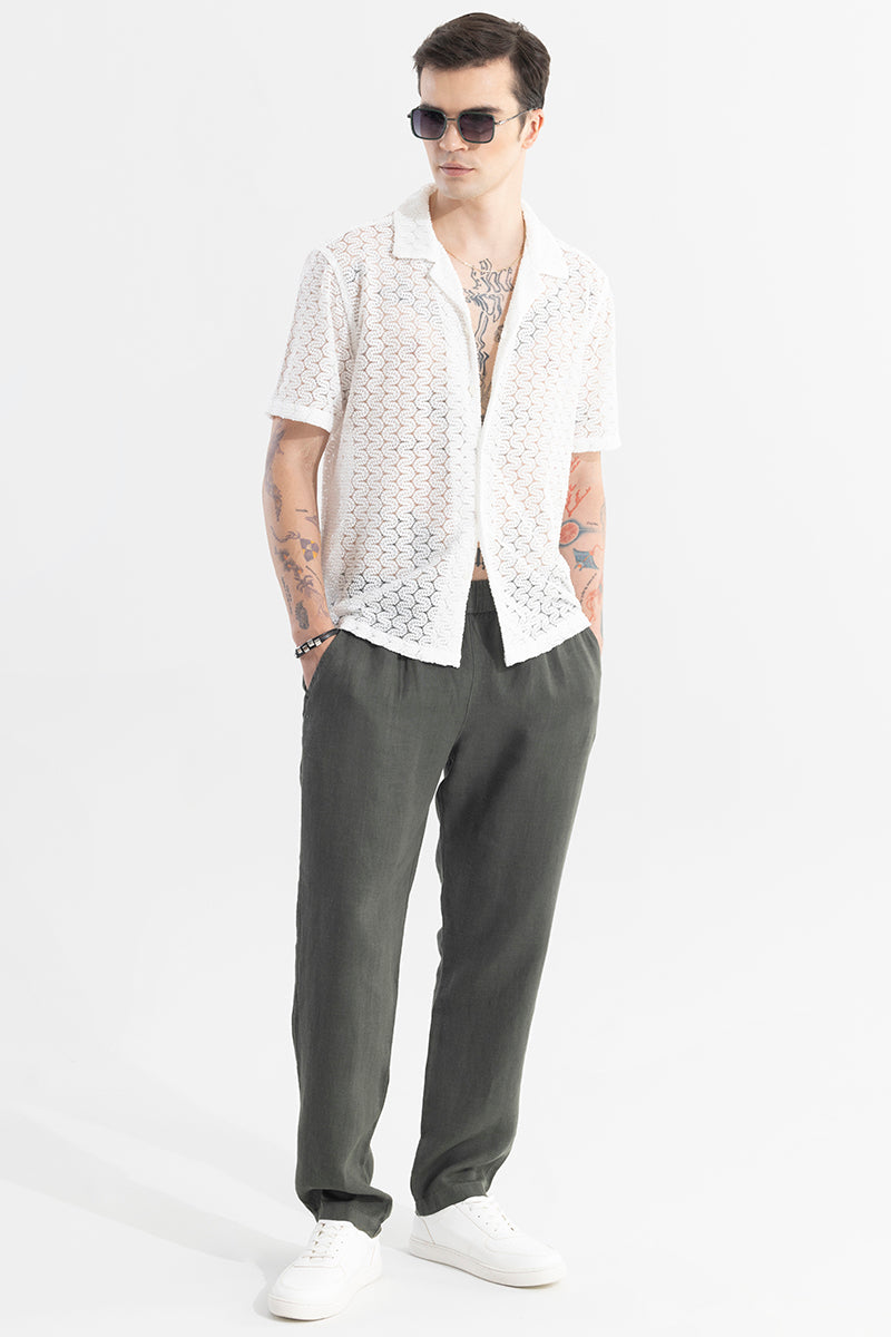 SNITCH Crawler White Hakoba Shirt - view 3