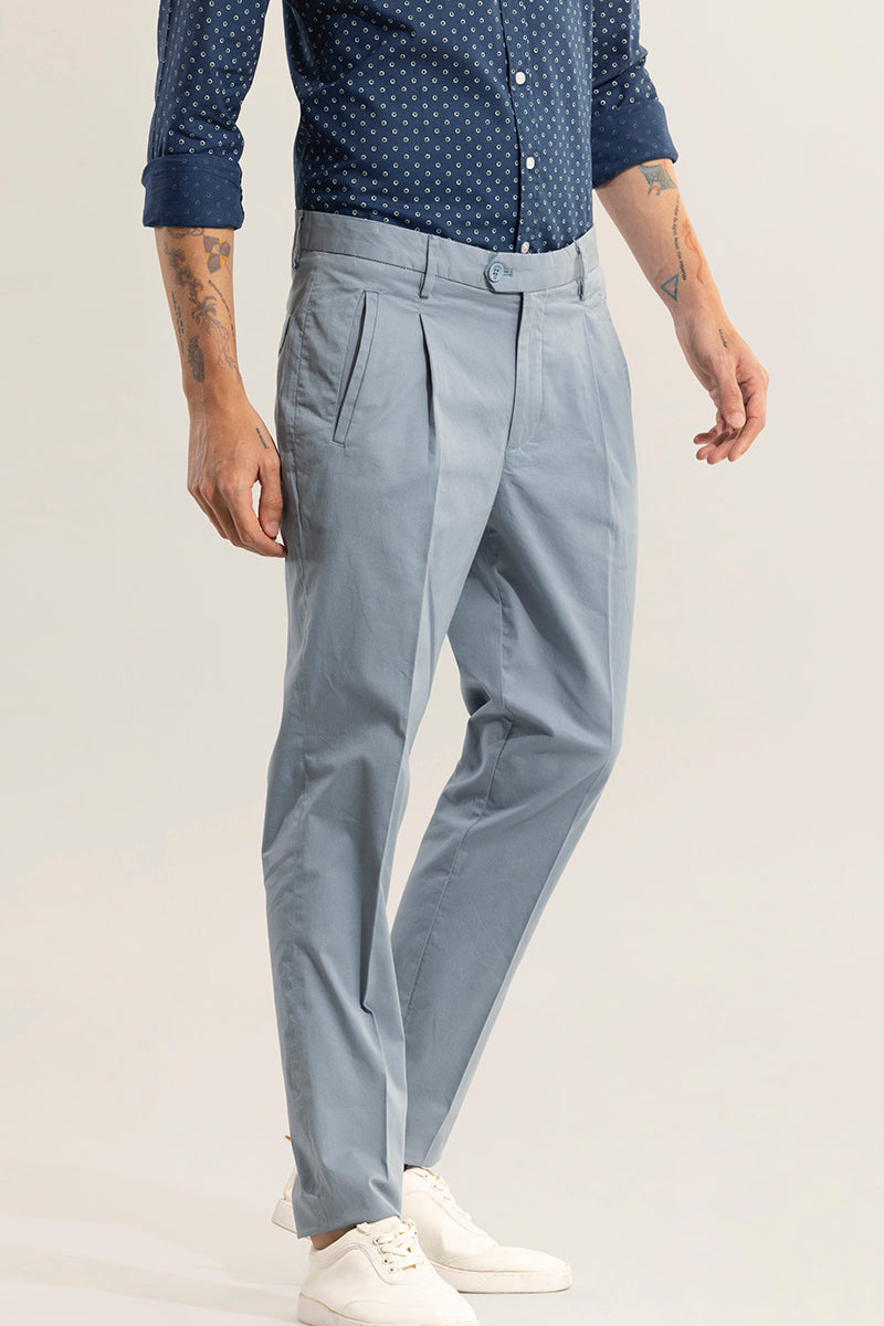 BlackTree Astral Oxford Grey Trouser - view 4