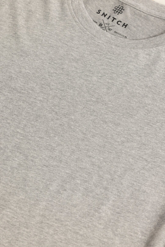 SNITCH EasyEssentials Grey Melange T-Shirt - view 2