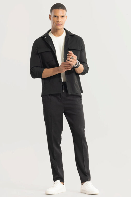 SNITCH Soft Stride Black Trouser - view 2