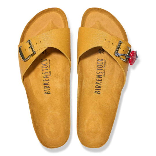 Birkenstock Madrid 1963 Grained Leather Brown + Socke - view 2