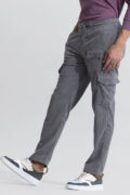 BlackTree Cullin Grey Corduroy Cargo Pant
