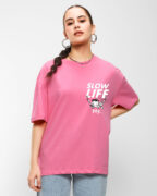 BlackTree Graphic Printed Oversized Dresses