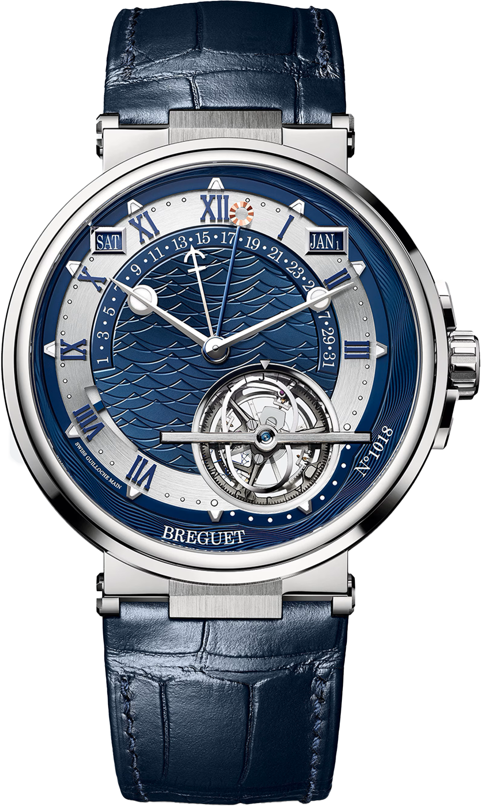Breguet Marine Blue Dial Men 43.8 mm