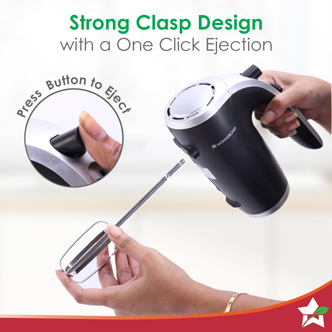 Wonderchef Renewed Onyx 5 Speed Electric Hand Mixer - view 6