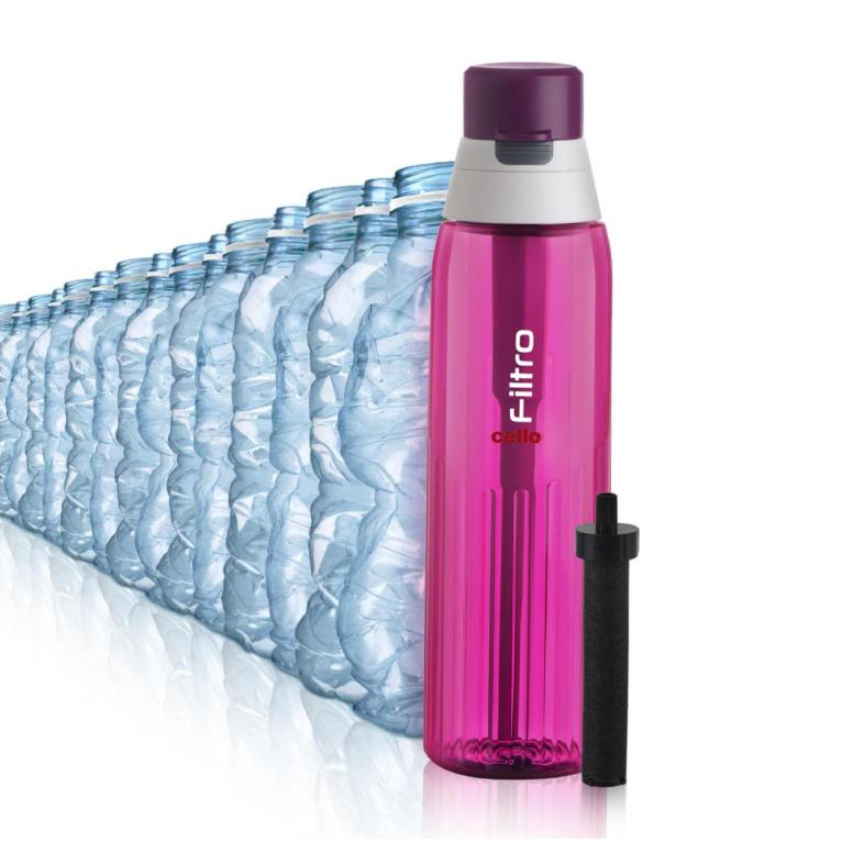 Cello Filtro Water Bottle With Activated Carbon Filter, 1000ml - view 3