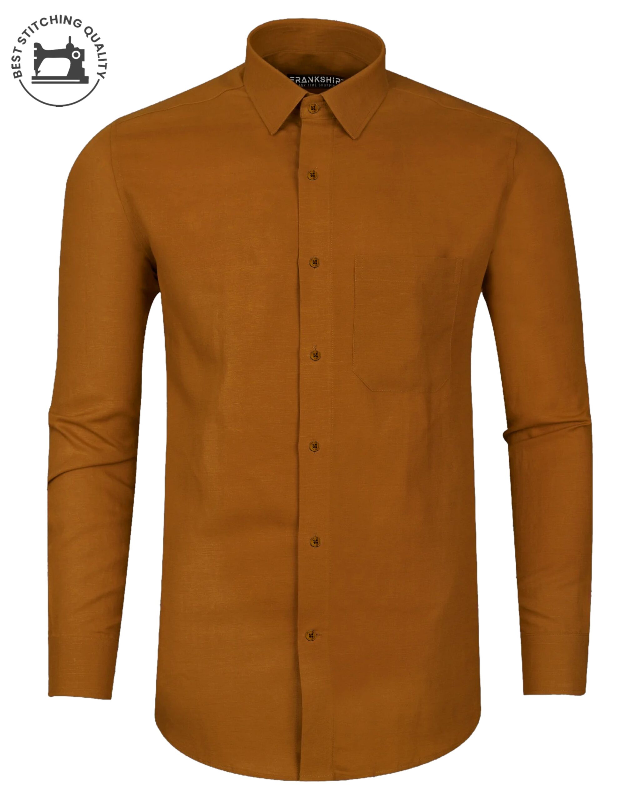 BlackTree Mustard I Formal Shirt I Regular Fit I 100% Cotton Shirt - view 3