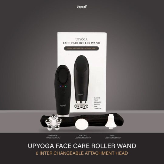 Cash on Delivery Available Upyogaa Multi-Functional Face Care Wand with 6 Interchangeable Attachment Heads