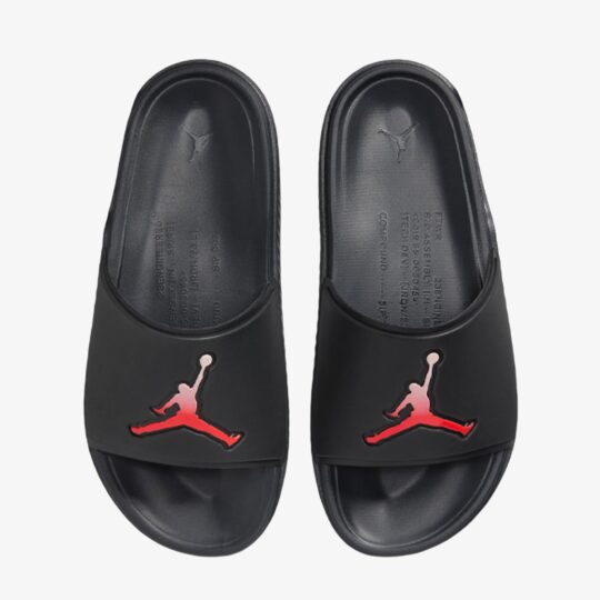 Jordan | Paris Saint-germain Jumpman Slides { Off Noir/infrared 23-pink Oxford - view 2