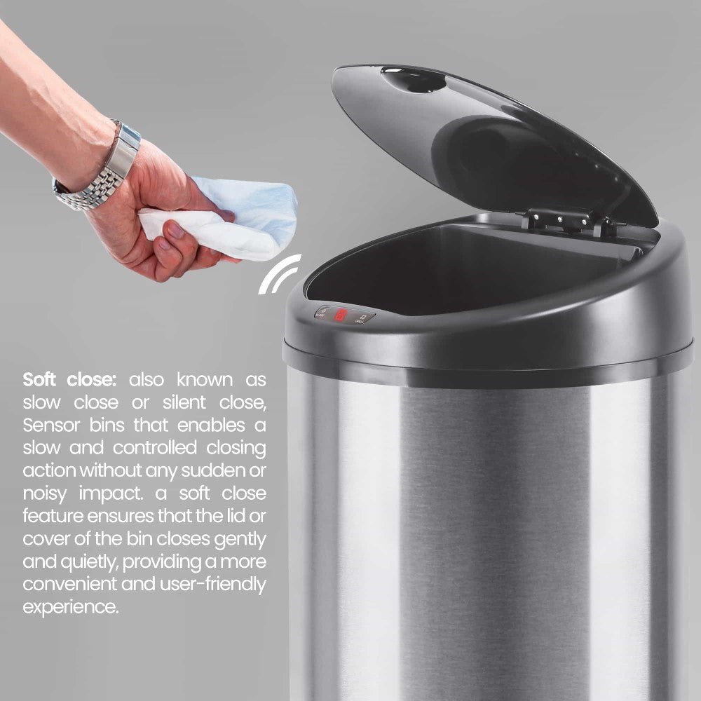 Sensor Dustbin (Milton) – Steel - view 4