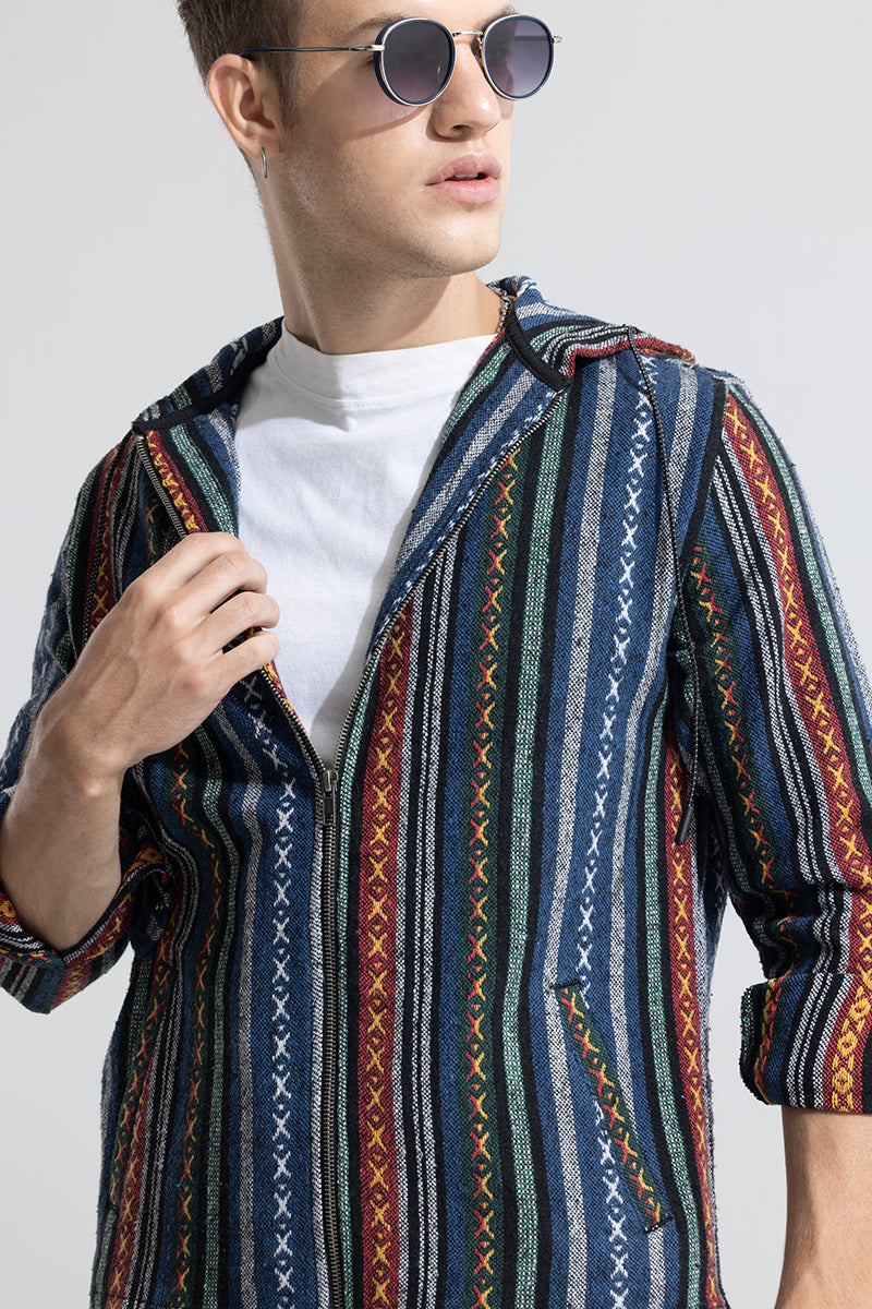 SNITCH SpectraMark Line Hoodie Styled Shacket - view 5