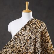 BATIK BY MD. SHARIFF Beige - Hand Printed Cotton Batik Fabric
