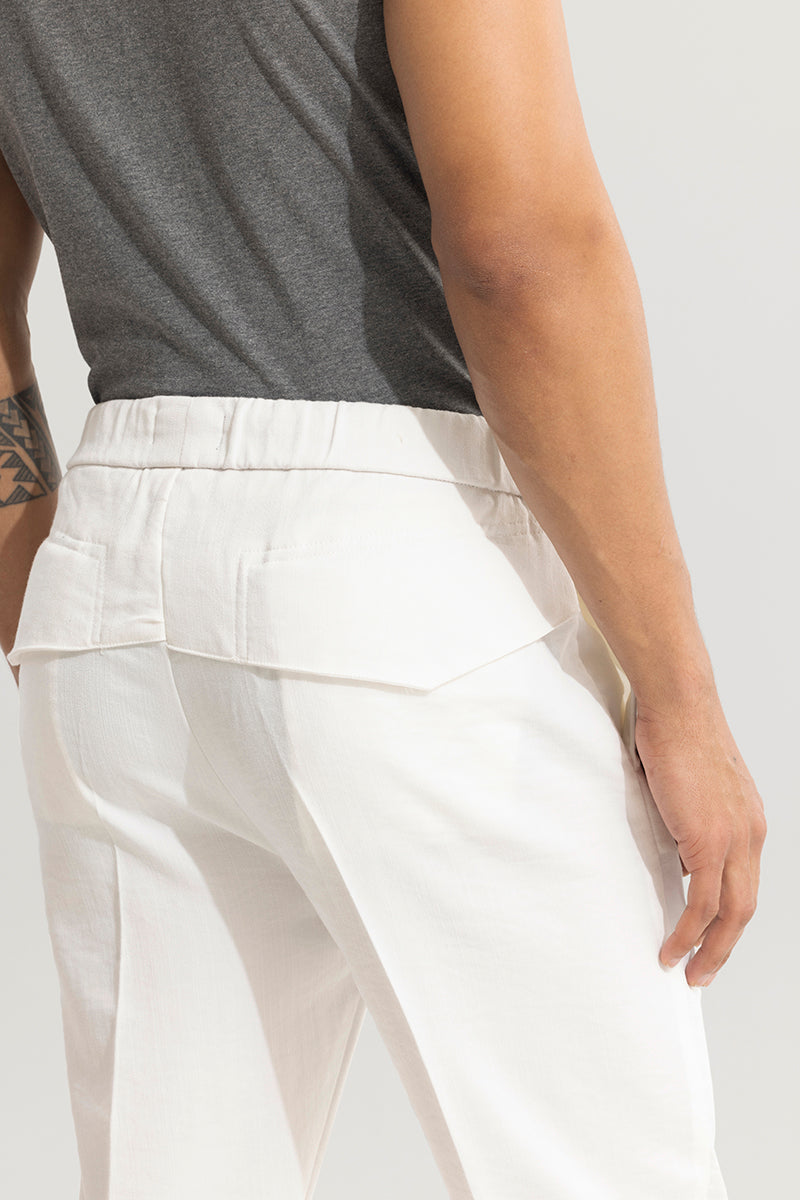 SNITCH Soft Stride White Trouser - view 6