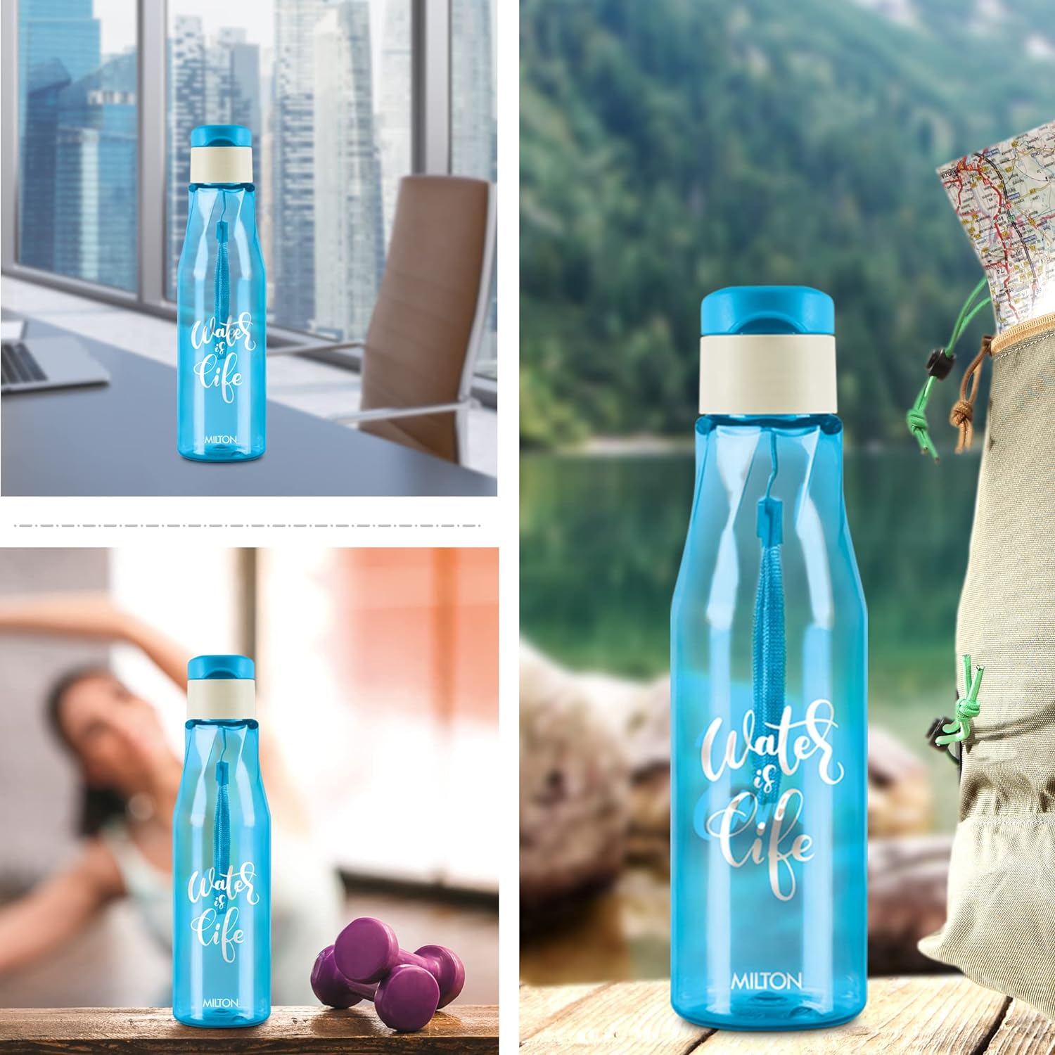 Swirl Flip Pet Water Bottle (Milton) - view 2