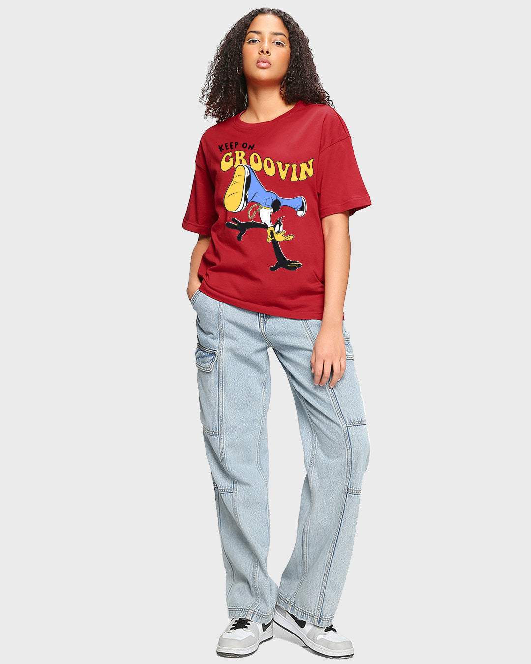 BlackTree Graphic Printed Oversized Dresses - view 3