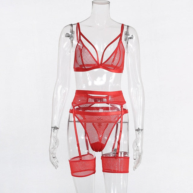 BlackTree Transparent Bra Set for Sexy Ladies ..