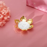 GIVA Jewellery Dual Tone Lotus Peetam