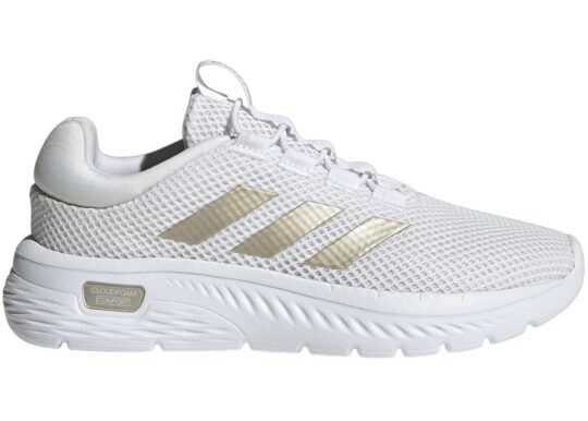 adidas Cloudfoam Comfy Cloud White Champagne Met. Core Black (Women's)