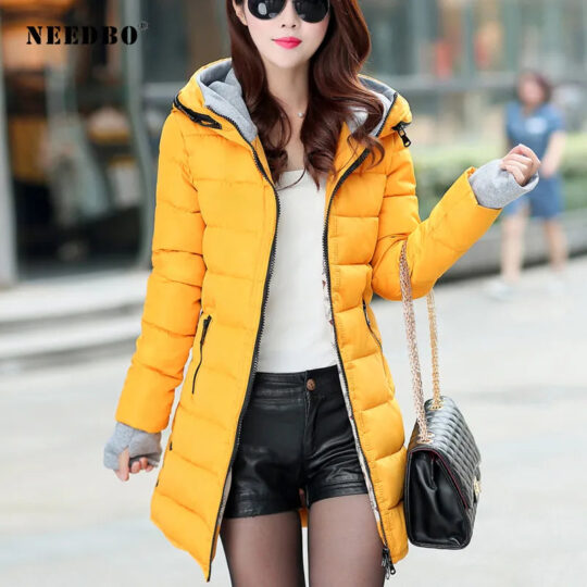 BlackTree Long Winter Jacket Women Parka Pultra Light Coat Winter Hooded
