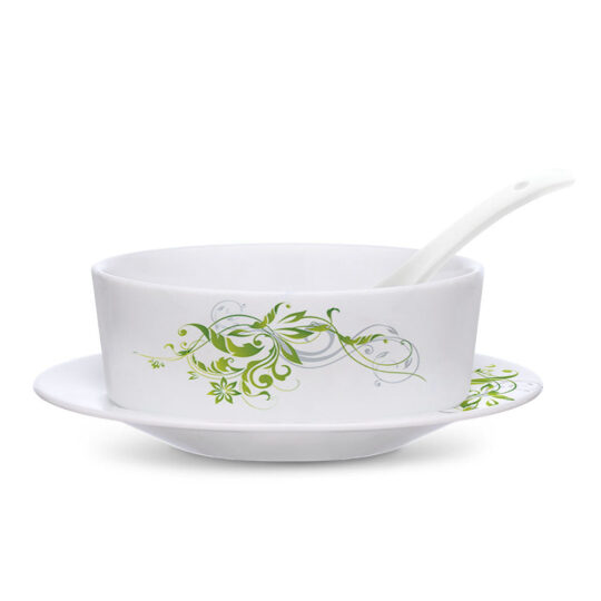 My Borosil Larah by Borosil Erba Soup Bowl w Saucer Set - view 2