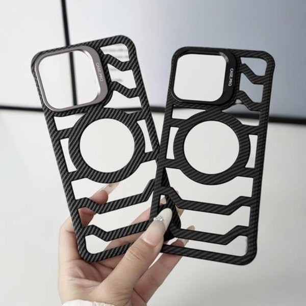 Million Cases Resilient Carbon Fiber Bracket Case - iPhone - view 3