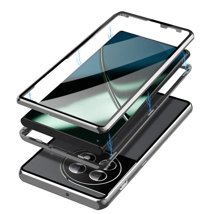 Million Cases OnePlus 11R Velocity Metal Craft Dual Glass Armor Case - view 5