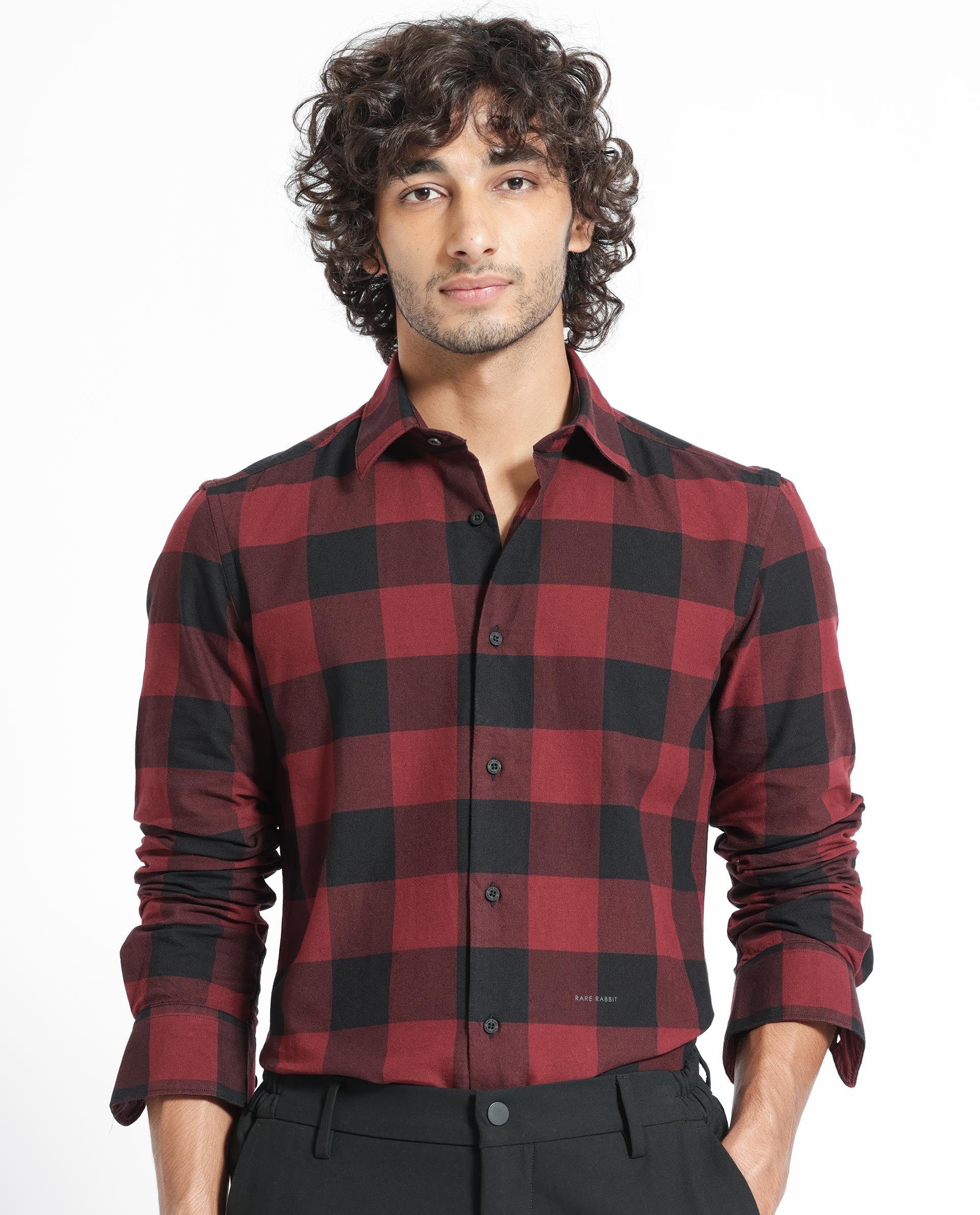 Rare Rabbit Men's Byre Multi Full Sleeves Checks Shirt - view 5
