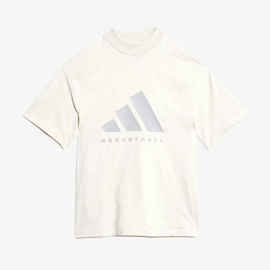 Adidas | BASKETBALL TEE { CREAM WHITE MEL
