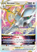 Arceus VSTAR - 123/172 - Rare Holo VSTAR