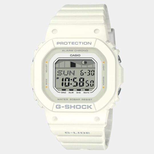 Casio G-Shock Women Quartz White Dial Digital Resin Watch G1573
