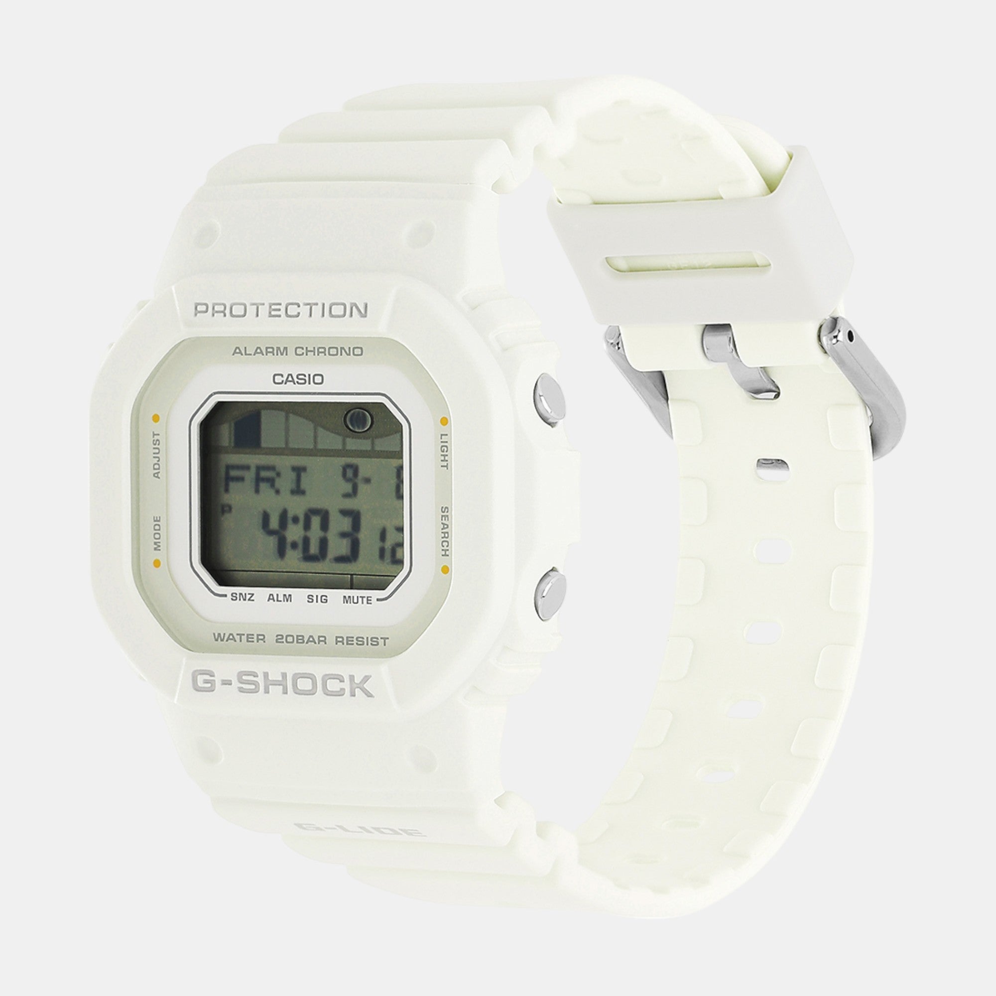 Casio G-Shock Women Quartz White Dial Digital Resin Watch G1573 - view 4